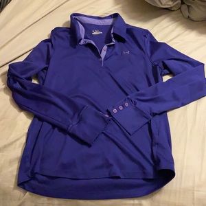 under armour purple pull over